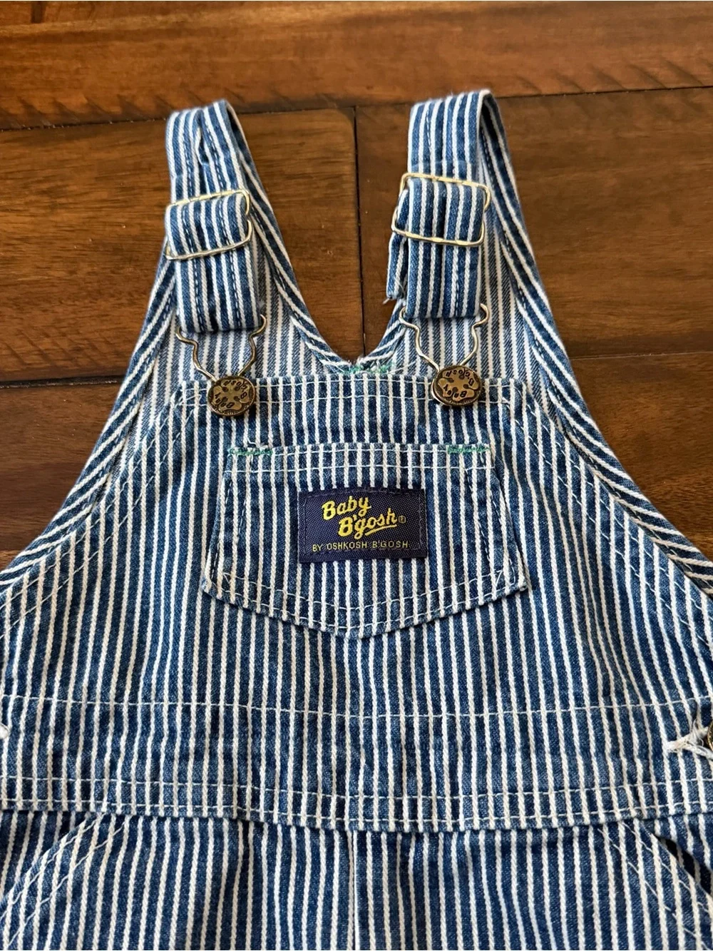 Vintage USA OshKosh B'gosh Engineer Stripe Overalls